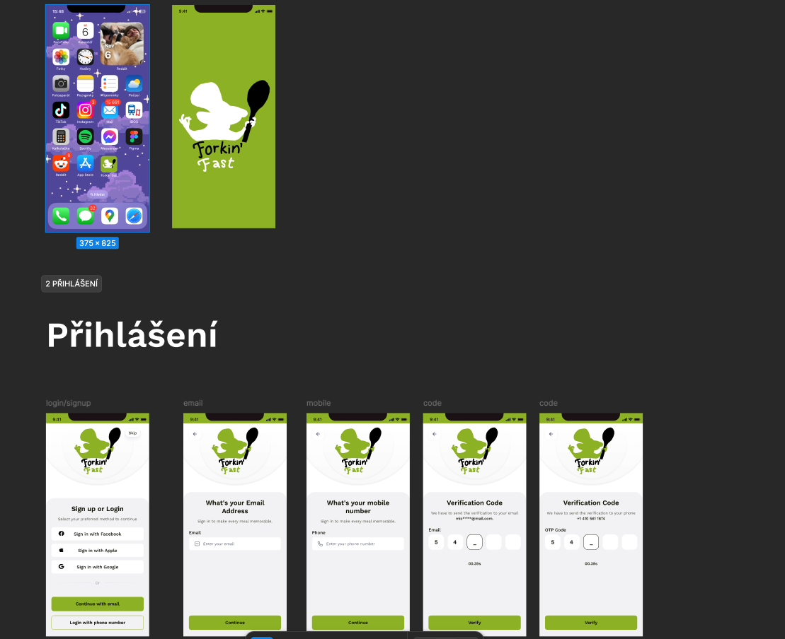 UX/UI Food TikTok App